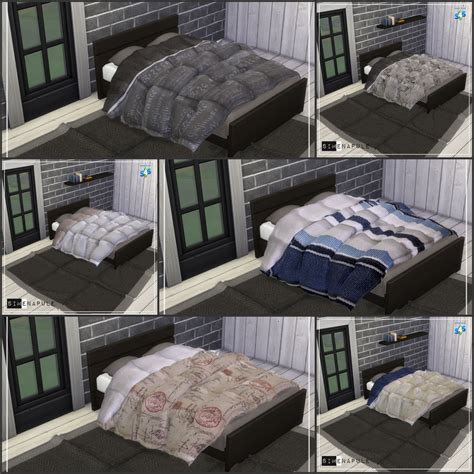 Sims 4 кровать без одеяла - фото