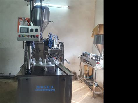 Double Head Semi Automatic Rotary Tube Filling Machine At Rs 400000