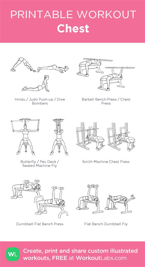 Chest My Visual Workout Created At Workoutlabs Click Through To