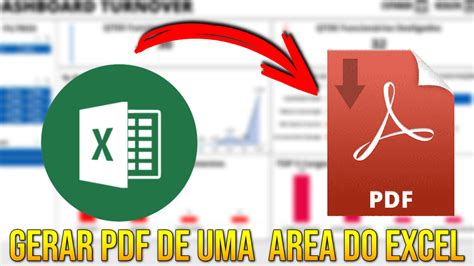 Como gerar PDF de uma área específica no Excel Pacote de planilhas