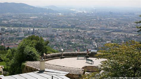 Panorama Da Cidade Linz Áustria