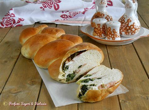 Treccia Salata Di Pan Brioche Farcita Profumi Sapori Fantasia