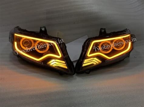 Old Honda City Ivtech Dual Projector Headlights With Eagle Eyes With