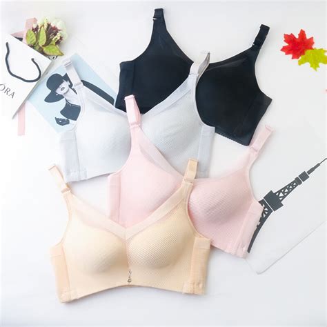 Ultra Thin Seamless Sexy Lingerie Push Up Wire Free Bra For Women No