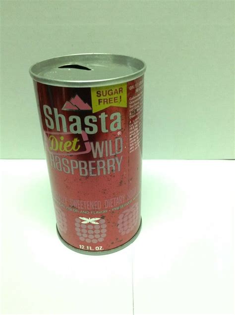 Vintage Shasta Diet Wild Raspberry Pull Tab Steel Soda Can Ebay