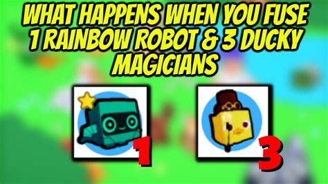 What Happens When You Fuse Rainbow Robot Golden Ducky Magician In