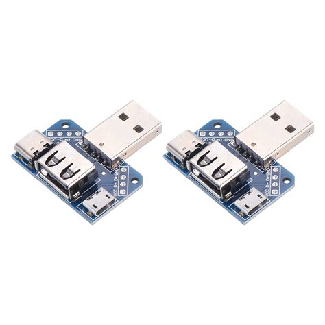 Uxcell Usb Break Out Board Micro Male To Type C Adapter Board X