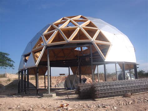 Casa En Forma De Domo Domos Geodesicos Planos Casas Una Planta