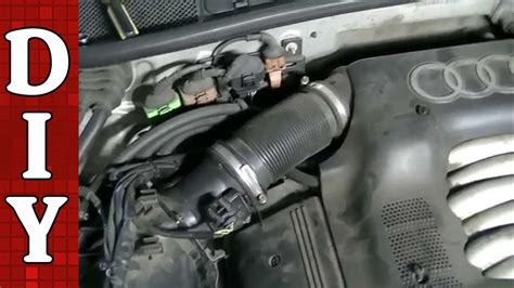 How To Clean And Replace A MAF Sensor Audi VW Passat A4 A6 2 8L