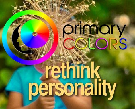 Primary Colors Personality Insight Tools By Dawn Billings