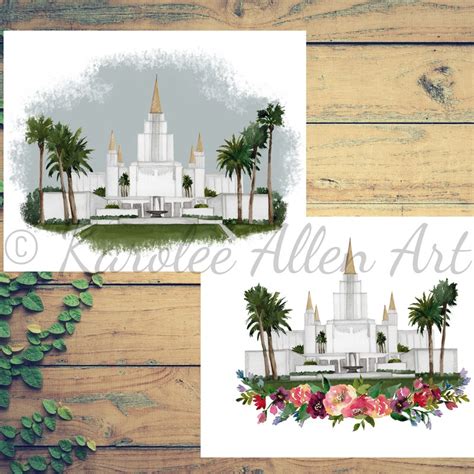 Oakland Temple Etsy