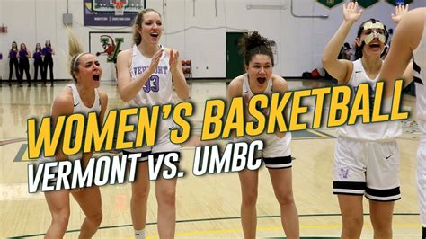 Womens Basketball Vermont Vs Umbc 11120 Youtube