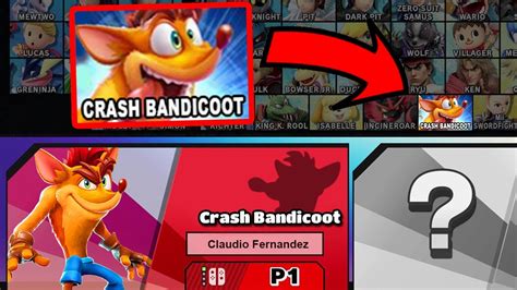 Crash Bandicoot En Super Smash Bros Ultimate Youtube