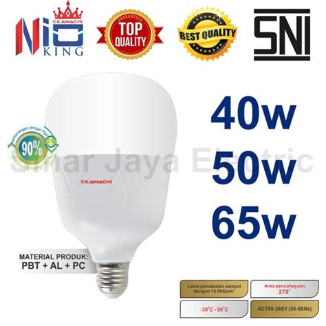 Jual Kawachi Nio King Lampu Bohlam Bulb Led Jumbo Besar Kualitas Super