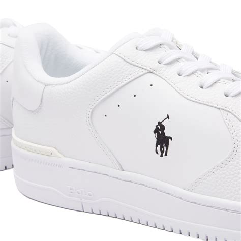 Polo Ralph Lauren Masters Court Sneaker White Black End Gb