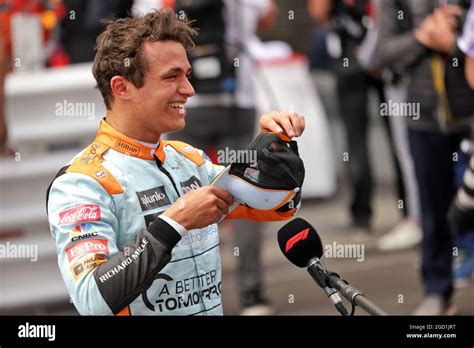 Third Plcaed Lando Norris Gbr Mclaren In Parc Ferme Monaco Grand