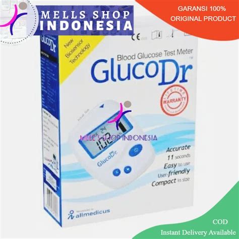 Jual Alat Cek Gula Darah Gluco Dr Agm Biosensor Set Shopee Indonesia