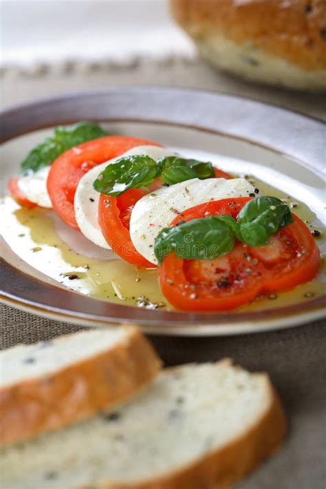 Tomatoes And Cottage Cheese Stock Image Image Of Tasty Nourishing
