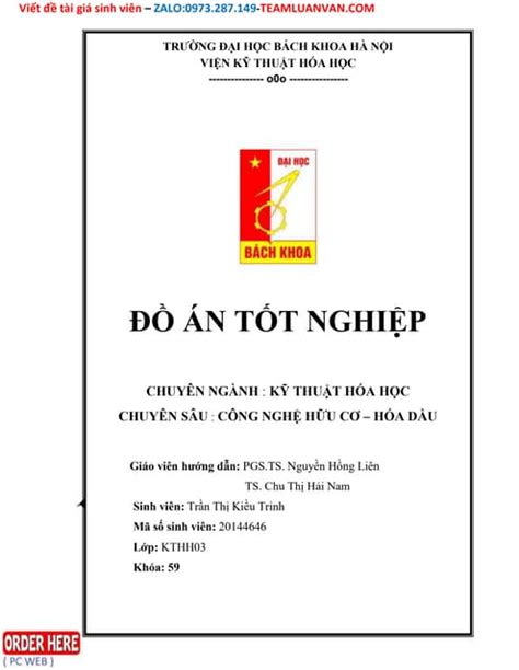 Nghiên Cứu Tổng Hợp Và Tách Khối G C3n4 Làm Xúc Tác Cho Quá Trình Khử Cr Vi Trong Môi Trường