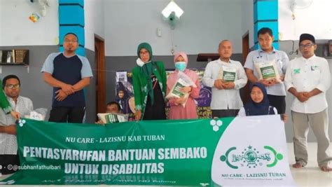 LAZISNU Tuban ITMI Jatim Salurkan Bantuan Untuk Penyandang Disabilitas