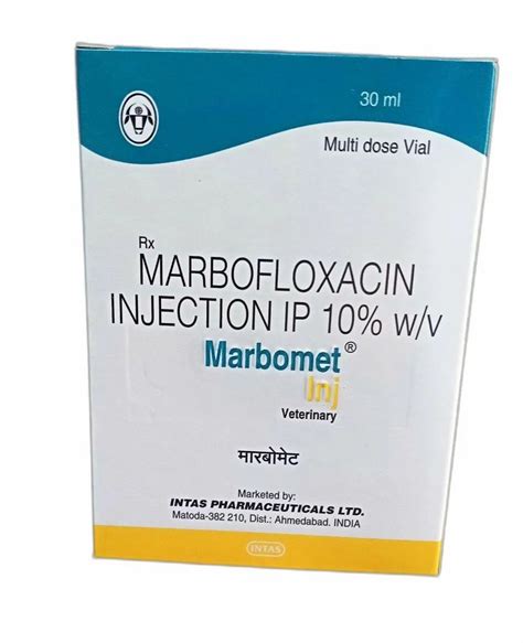 30ml Marbofloxacin Injection IP at ₹ 566 in Gwalior | ID: 2850338737988