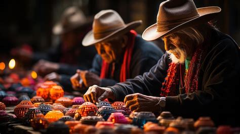 Un Grupo De Hombres Con Sombreros De Vaquero Foto Premium