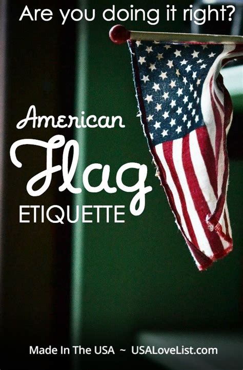 Do's and Don'ts of American Flag Etiquette - Are you doing it right ...