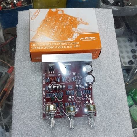 Jual NEW KIT PCB SPEKER SPEAKER AKTIF TDA 2030 TDA2030 STEREO PLATINUM