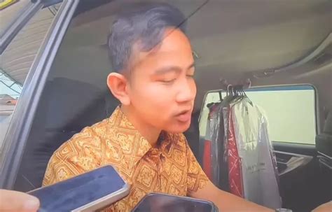 Respon Gibran Terkait Keputusan Mk Tolak Gugatan Batas Usia Capres