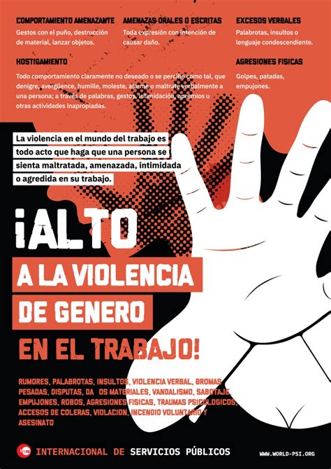 Acabar Con La Violencia De G Nero En El Mundo Del Trabajo Apoyo A Un