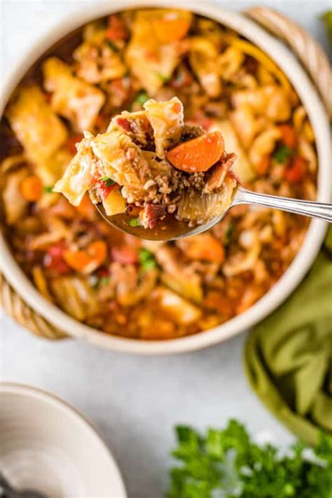 Crockpot Cabbage Roll Soup Recipe The Cookie Rookie