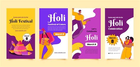 Cole O De Hist Rias Do Instagram Para Celebra O Do Festival Holi