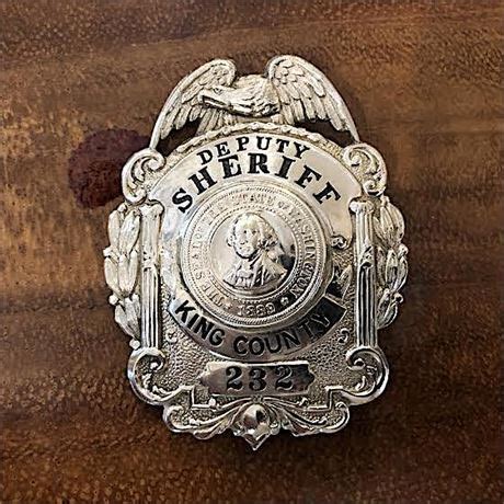 Collectors-Badges Auctions - KING COUNTY DEPUTY SHERIFF BADGE ...