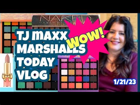 TJ MAXX MARSHALL S MAKEUP TODAY VLOG 2023 NORVINA PROS URBAN DECAY