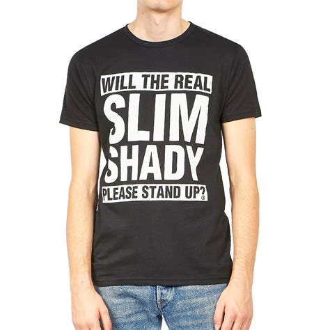 Eminem The Real Slim Shady T Shirt Black Hhv