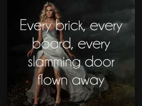 Carrie Underwood Blown Away Lyrics On Screen YouTube