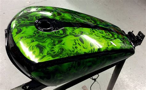 Hydro Dipping Motorcycle Gas Tank