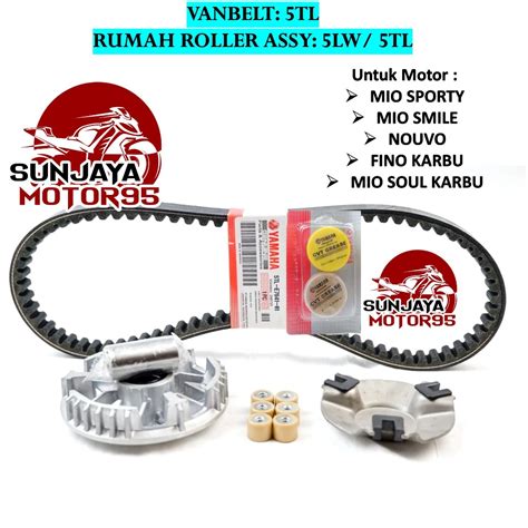 Jual Paket Cvt Vanbelt Rumah Roller Assy Mio Smile Sporty Fino