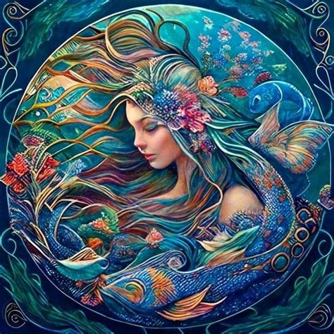 Amazing Art Painting Beautiful Paintings Mermaid Photography Arte