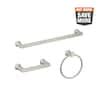 Moen Genta Piece Bath Hardware Set With In Towel Bar Paper