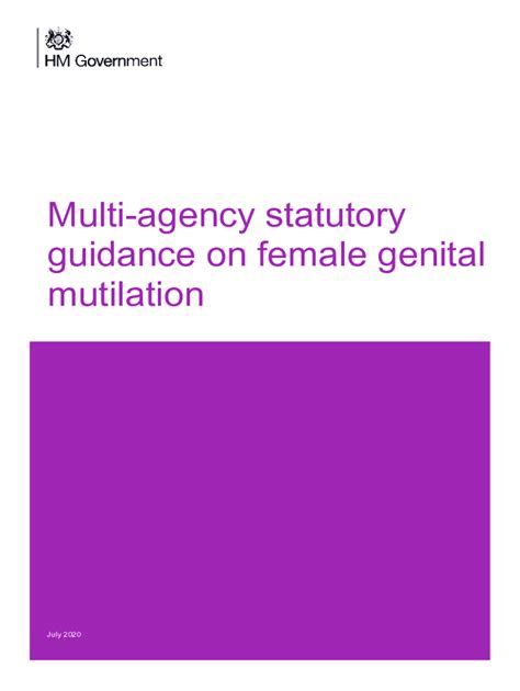 Fillable Online Guidance On Female Genital Fax Email Print Pdffiller