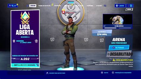 Fortnite Pt Nova Season Amanh Subindo Pontos Arena Youtube