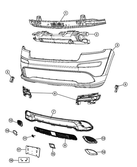 Jeep Beam Front Bumper Ac Factory Chrysler Parts