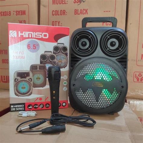 Jual Speaker Viral Bluetooth Karaoke Kimiso 6 5 Inci Free Mic Termurah