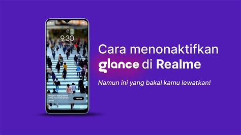 Cara Menonaktifkan Glance Di Realme Youtube