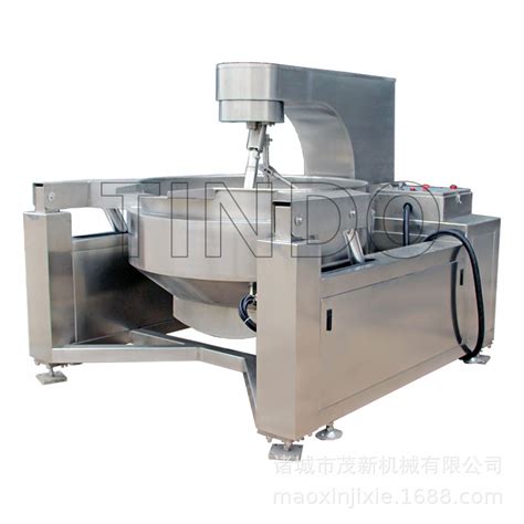 Steam Heated Jacketed Kettle Cooking Mixer Machinery Cooking Pot With