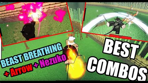 BEST COMBOS FOR INOSUKE BEAST BREATHING Flame Nezuko IN ROGUE DEMON