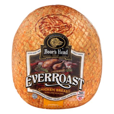 Save On Boar S Head Deli Chicken Breast EverRoast Oven Roasted Regular