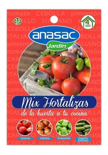 Anasac Semilla Mix Hortalizas 2 5grs Cuotas sin interés