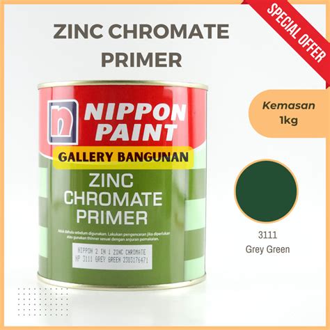 Jual Nippon Zinc Chromate Np Grey Green Kg Protective Cat Dasar